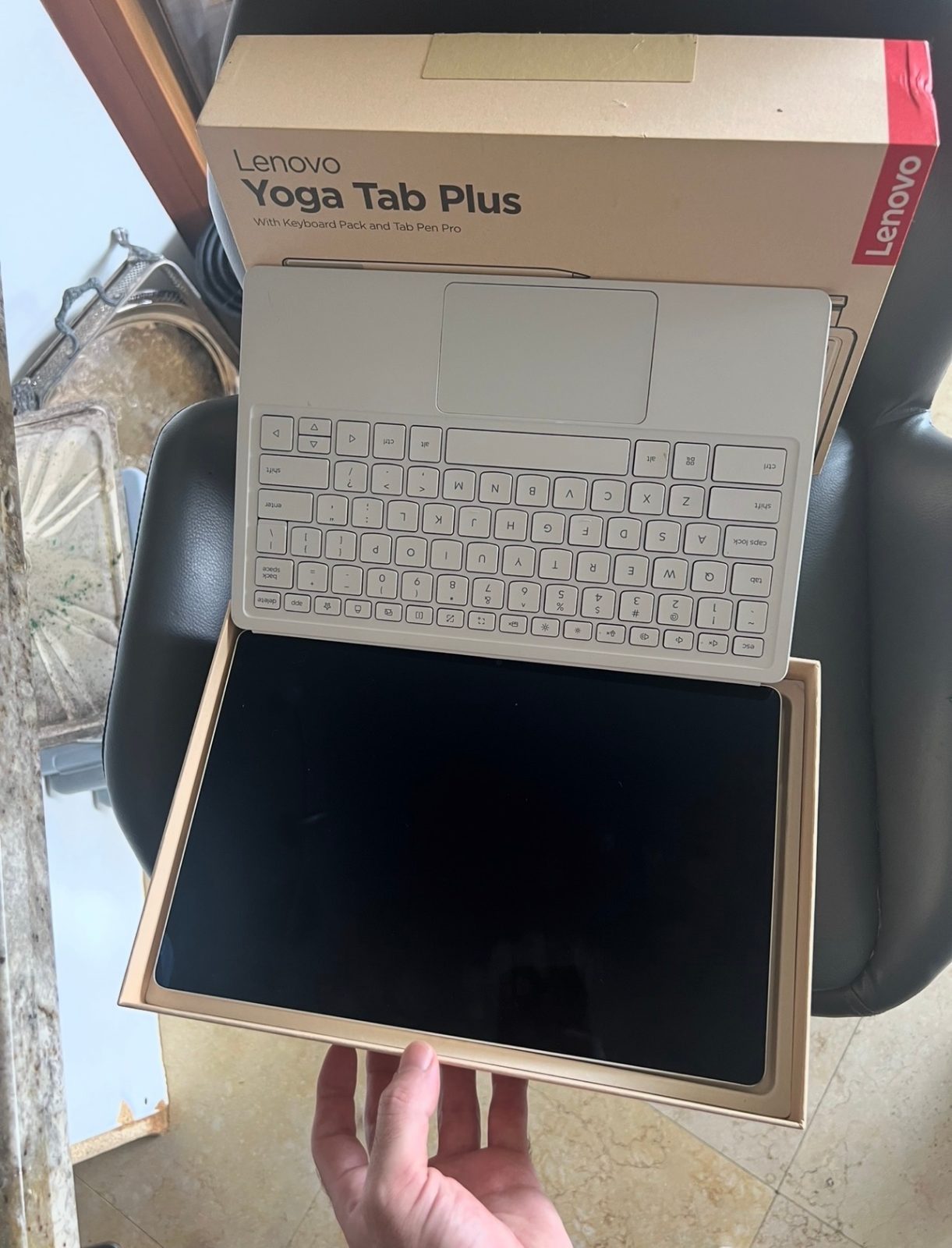 Lenovo Yoga Tab Plus with Keyboard & Pen – Open Box, Unused